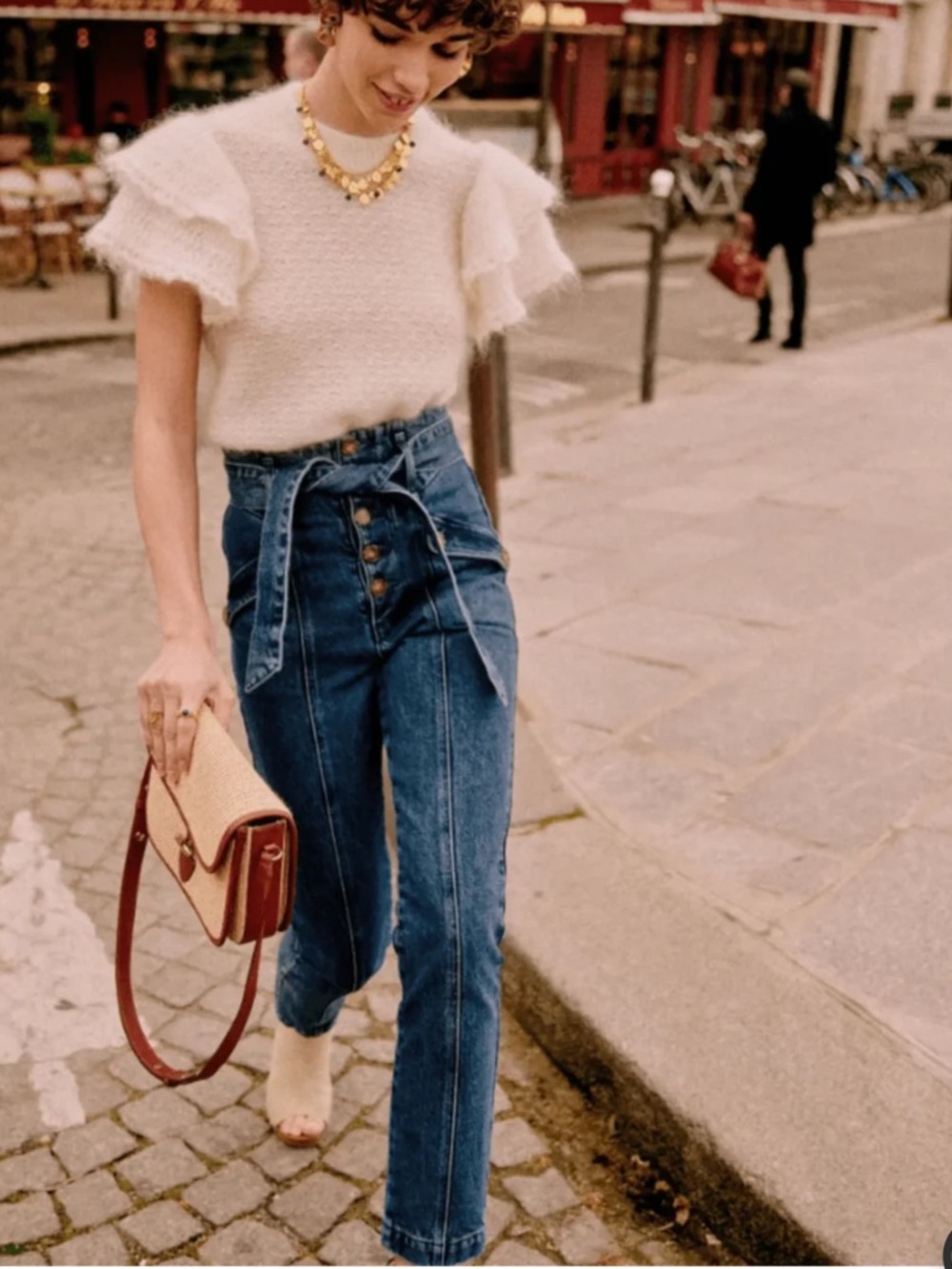 NWOT Sezane Maximo Jeans 38